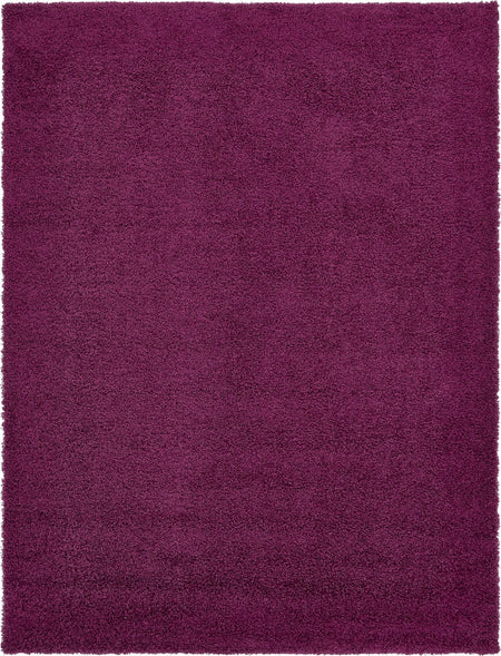 Plush Oasis Collection Area Rug - Serenity (Eggplant Purple)