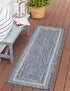 Terrace Fringe Collection Area Rug - Veranda (Blue)