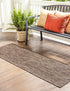 Seaside Serenity Collection Area Rug - Veranda (Light Brown)