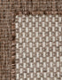 Seaside Serenity Collection Area Rug - Veranda (Light Brown)