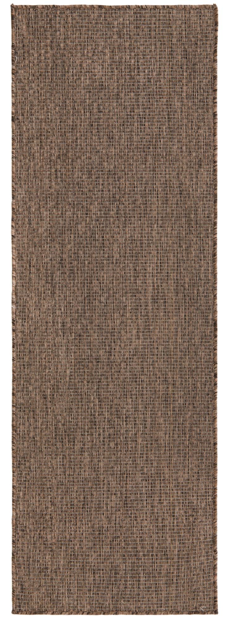 Seaside Serenity Collection Area Rug - Veranda (Light Brown)