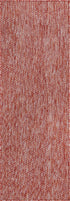 Seaside Serenity Collection Area Rug - Veranda (Rust Red)