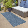 Patio Perfection Collection Area Rug - Veranda (Blue) Runner Blue  lifestyle 25