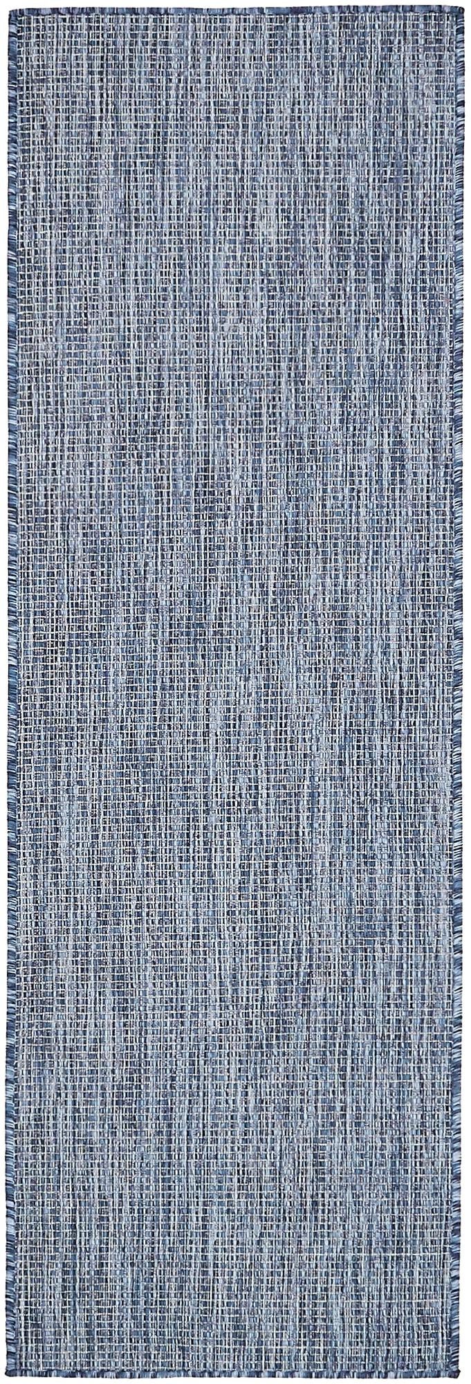 Patio Perfection Collection Area Rug - Veranda (Blue) Runner Blue Main