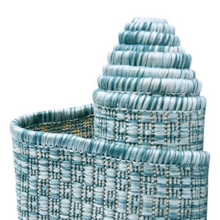 Seaside Serenity Collection Area Rug - Veranda (Aquamarine)