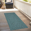 Patio Perfection Collection Area Rug - Veranda (Teal) Runner Teal  lifestyle 30