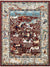 Persian Elegance Collection Area Rug -  Tabriz Rectangle Burgundy  lifestyle 3