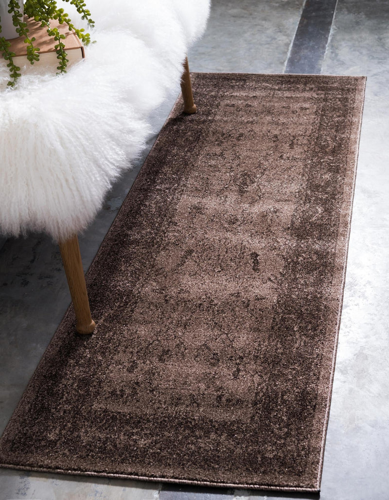 Horizon Collection Area Rug -  Apex (Brown) Runner Brown  lifestyle 23