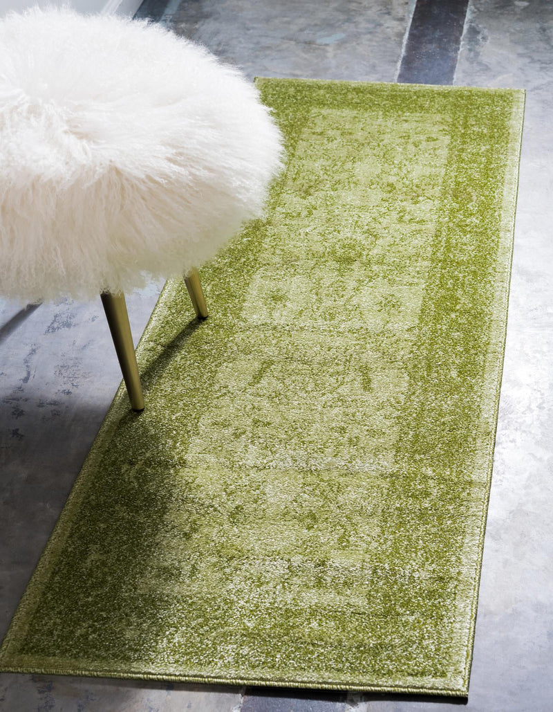 Horizon Collection Area Rug -  Apex (Light Green) Runner Light Green  lifestyle 12