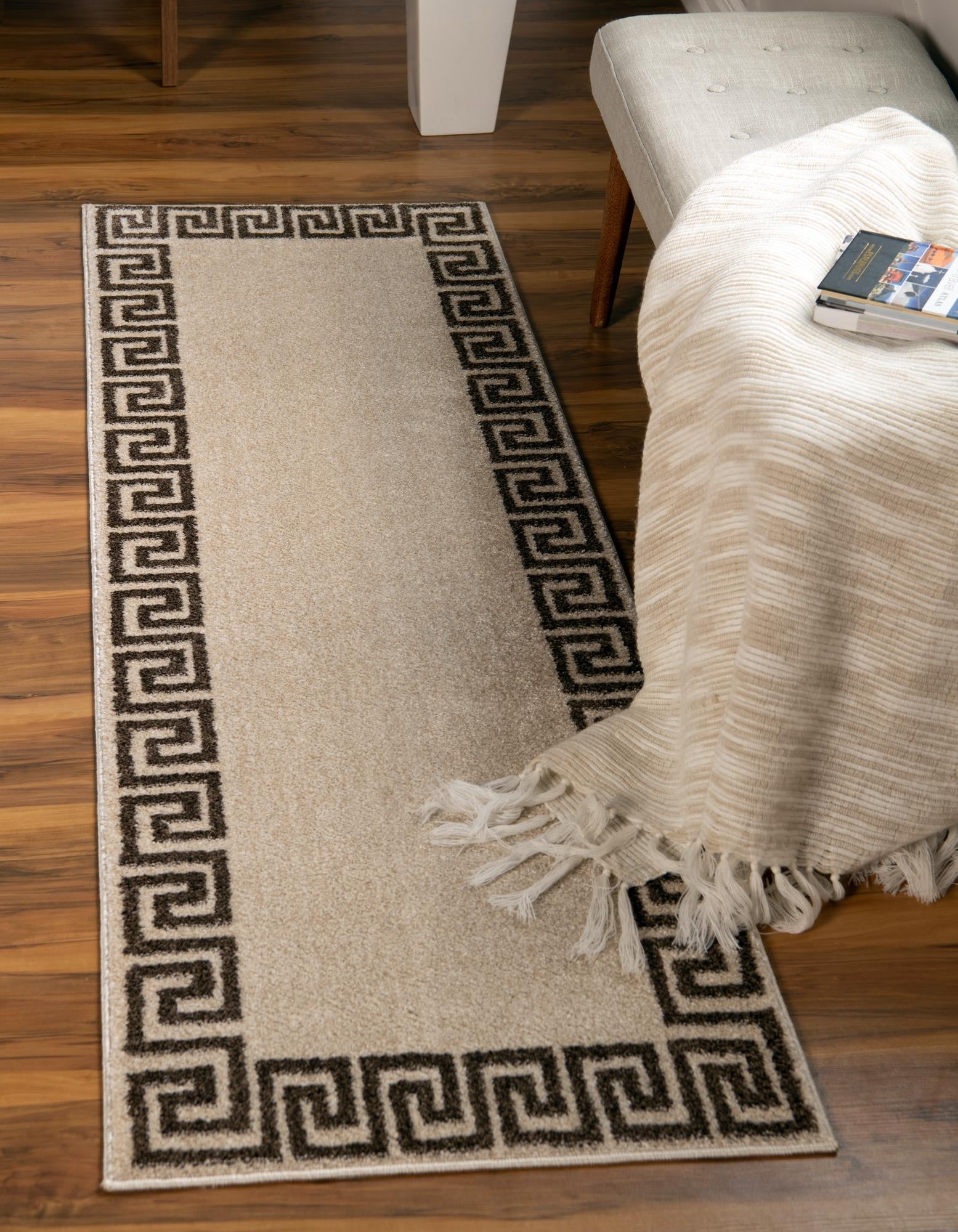 Aegean Labyrinth Collection Area Rug -  Santorini