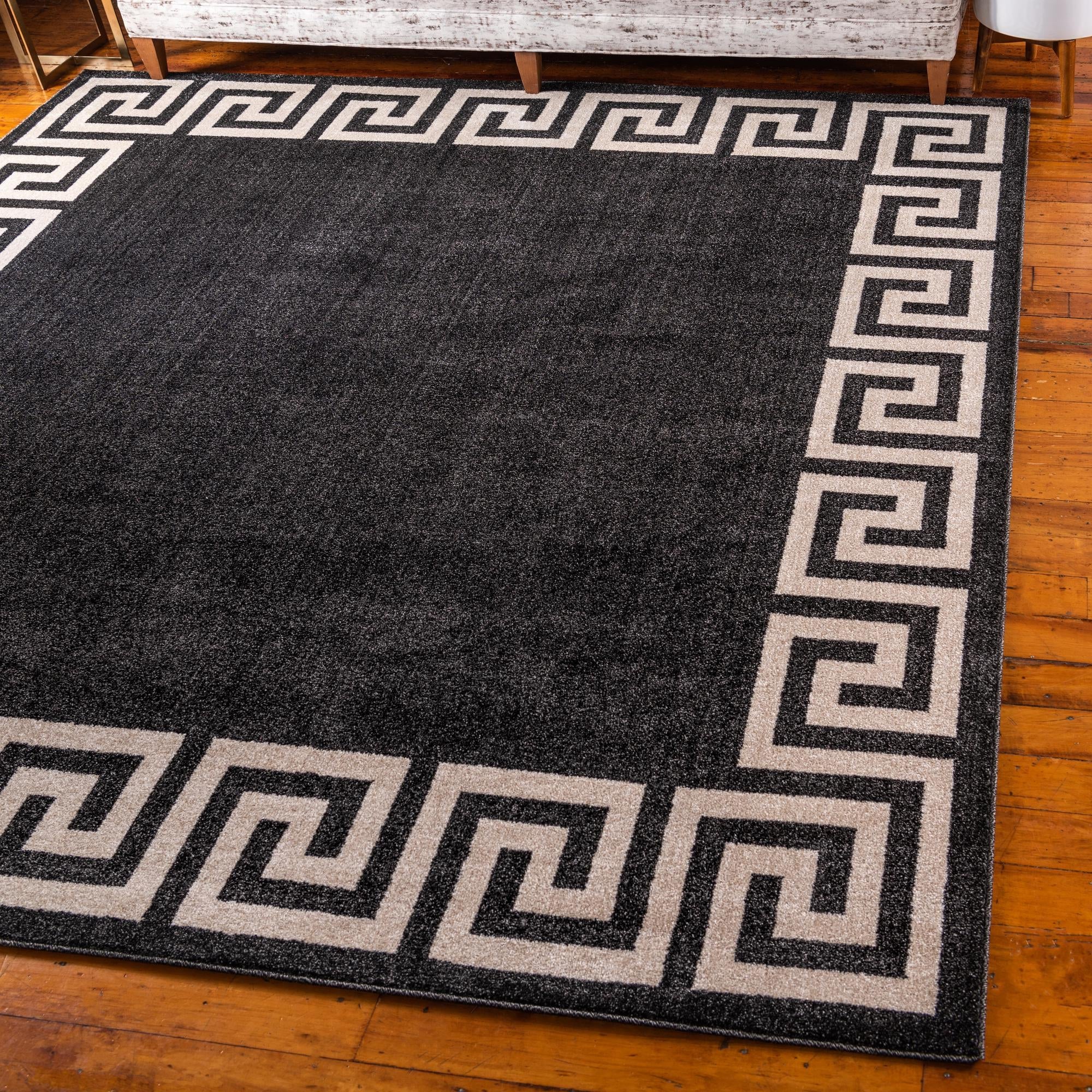 Aegean Labyrinth Collection Area Rug -  Santorini