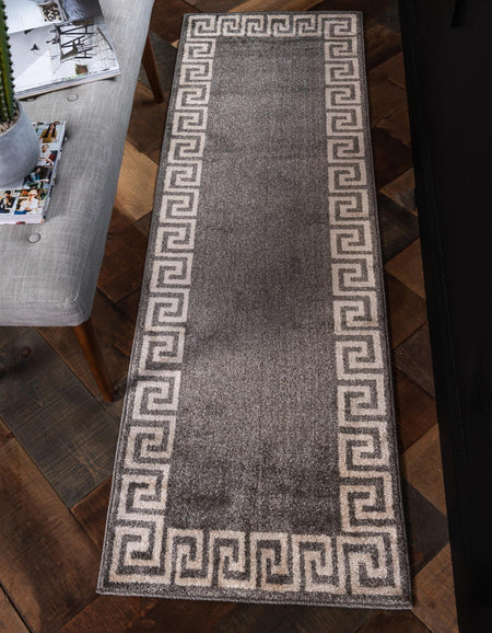 Aegean Labyrinth Collection Area Rug -  Santorini