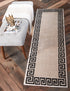 Aegean Labyrinth Collection Area Rug -  Santorini