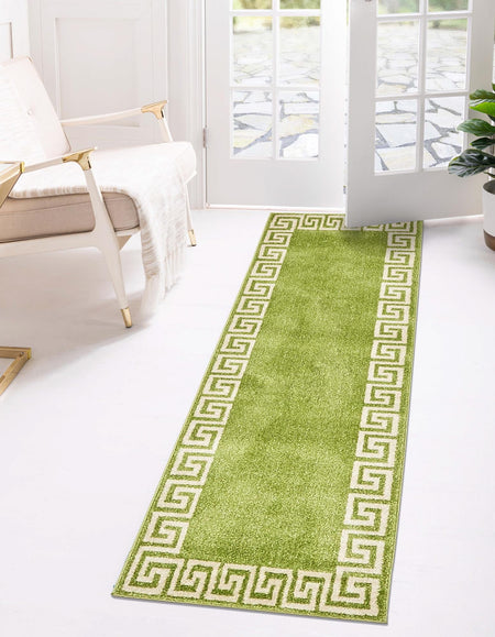 Aegean Labyrinth Collection Area Rug -  Santorini