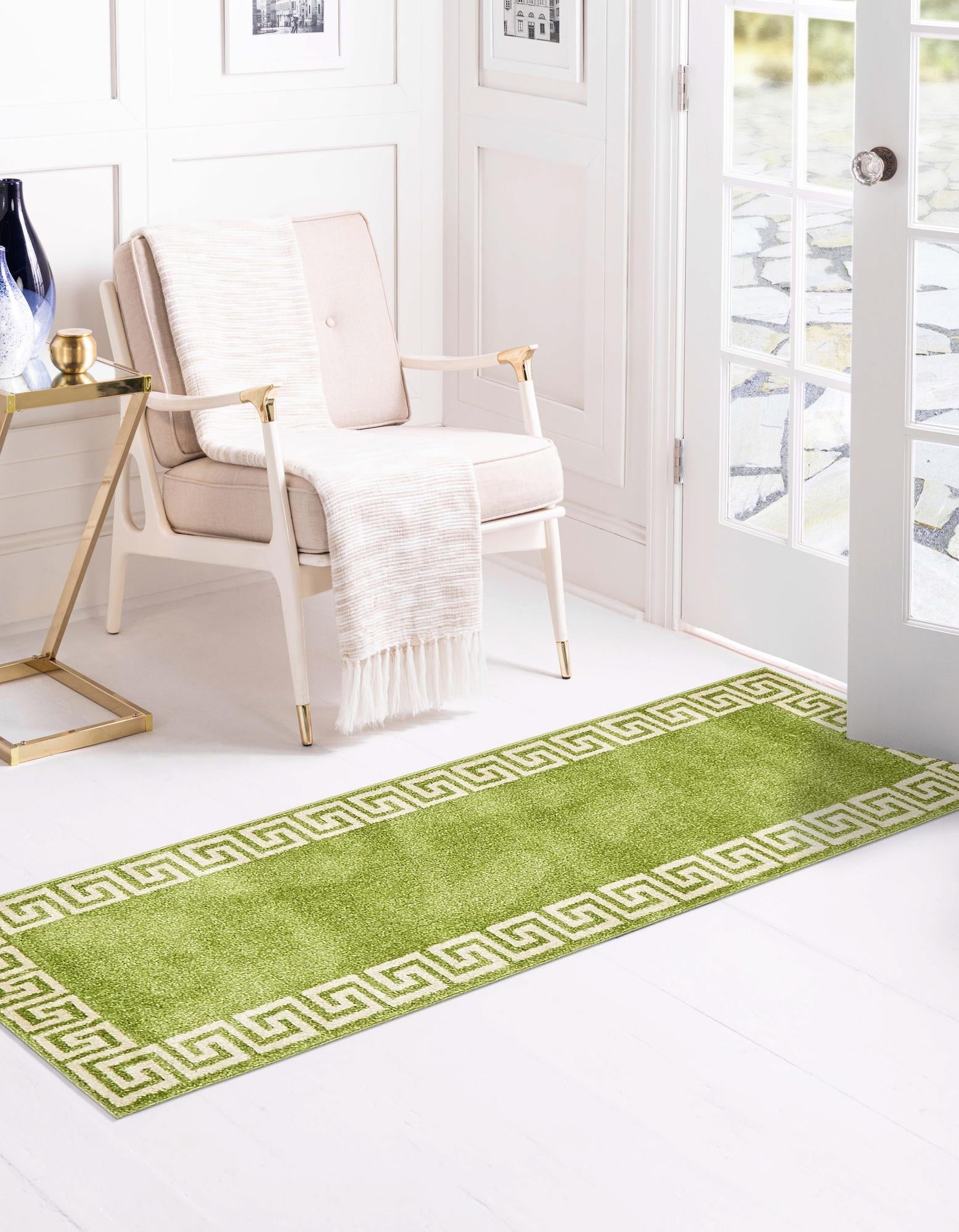 Aegean Labyrinth Collection Area Rug -  Santorini