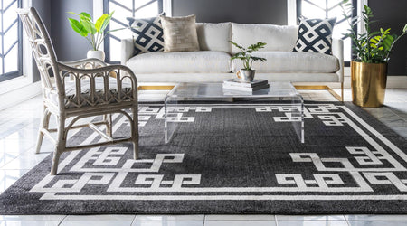 Aegean Labyrinth Collection Area Rug -  Rhodes