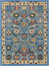 Tabriz Tapestry Collection Area Rug - Sahand (Blue)