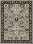 Tabriz Tapestry Collection Area Rug - Sahand (Dark Gray)