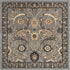 Tabriz Tapestry Collection Area Rug - Sahand (Dark Gray)