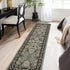 Tabriz Tapestry Collection Area Rug - Sahand (Dark Gray)