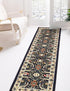 Tabriz Tapestry Collection Area Rug - Sahand (Navy Blue)