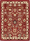 Tabriz Tapestry Collection Area Rug - Sahand (Red) Rectangle Red Main