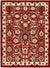 Tabriz Tapestry Collection Area Rug - Sahand (Red) Rectangle Red Main