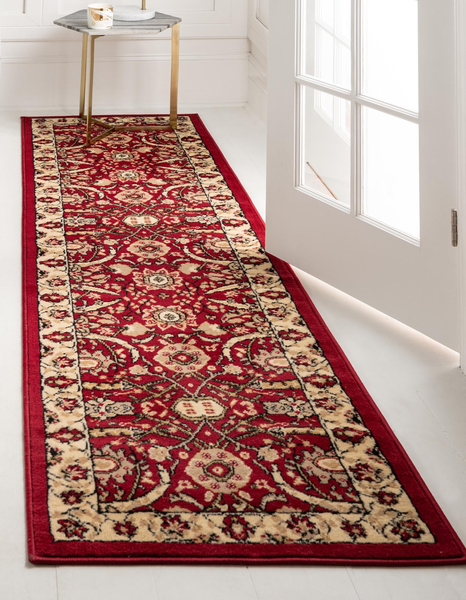 Tabriz Tapestry Collection Area Rug - Sahand (Red)