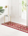 Tabriz Tapestry Collection Area Rug - Sahand (Red) Runner Red  lifestyle 18