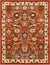 Tabriz Tapestry Collection Area Rug - Sahand (Terracotta) Rectangle Terracotta Main