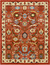 Tabriz Tapestry Collection Area Rug - Sahand (Terracotta)