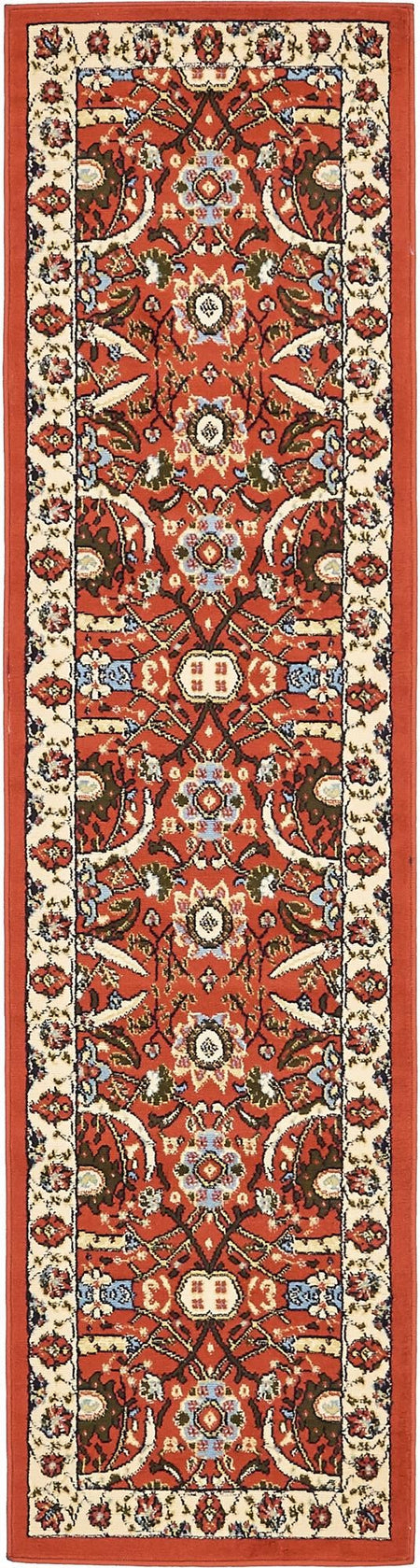 Tabriz Tapestry Collection Area Rug - Sahand (Terracotta)