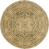 Ottoman Elegance Collection Area Rug - Sultan Round Light Green  lifestyle 35