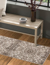 Riviera Elegance Collection Area Rug -  Eze Runner Brown  lifestyle 3