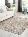 Riviera Elegance Collection Area Rug -  Eze Rectangle Brown  lifestyle 0