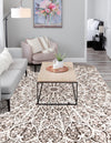 Riviera Elegance Collection Area Rug -  Eze Rectangle Brown  lifestyle 39