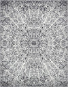 Riviera Elegance Collection Area Rug -  Eze Rectangle Dark Gray Main