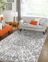 Riviera Elegance Collection Area Rug -  Eze Rectangle Dark Gray  lifestyle 0