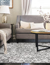 Riviera Elegance Collection Area Rug -  Eze Rectangle Dark Gray  lifestyle 7