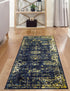 Riviera Elegance Collection Area Rug - Antibes (Navy Blue)