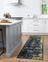 Riviera Elegance Collection Area Rug - Antibes (Navy Blue)