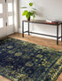 Riviera Elegance Collection Area Rug - Antibes (Navy Blue)