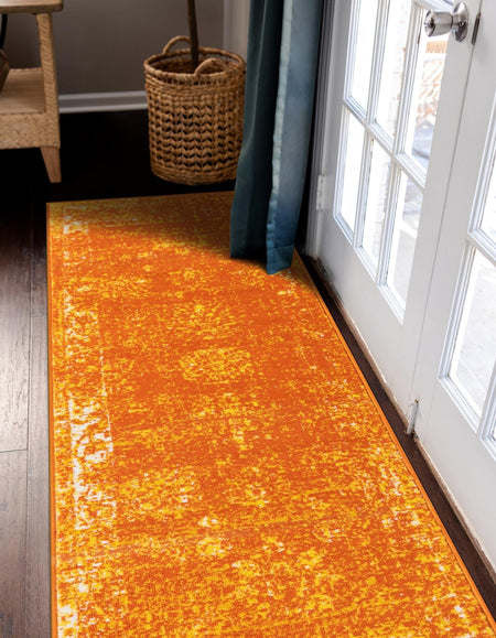 Riviera Elegance Collection Area Rug - Antibes (Orange)