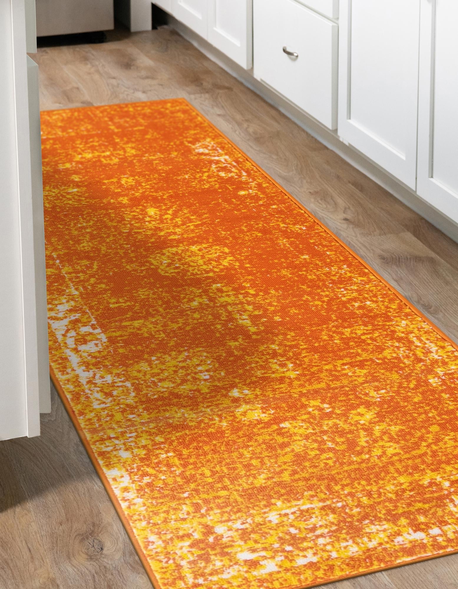 Riviera Elegance Collection Area Rug - Antibes (Orange)