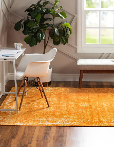 Riviera Elegance Collection Area Rug - Antibes (Orange)