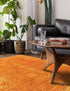 Riviera Elegance Collection Area Rug - Antibes (Orange)