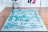 Riviera Elegance Collection Area Rug -  Menton (Turquoise) Rectangle Turquoise  lifestyle 47