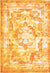 Riviera Elegance Collection Area Rug -  Menton (Orange) Rectangle Orange Main