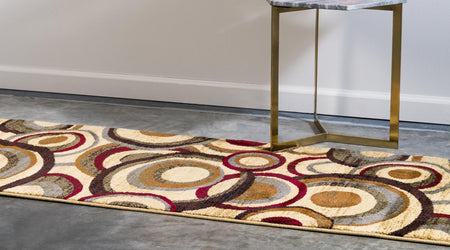 Bistro Lounge Collection Area Rug -  Macchiato