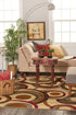 Bistro Lounge Collection Area Rug -  Macchiato